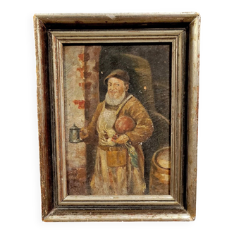 Painting Oil on canvas mounted on panel 19th century