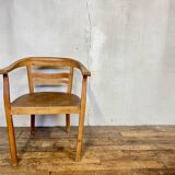 Vintage beech armchair