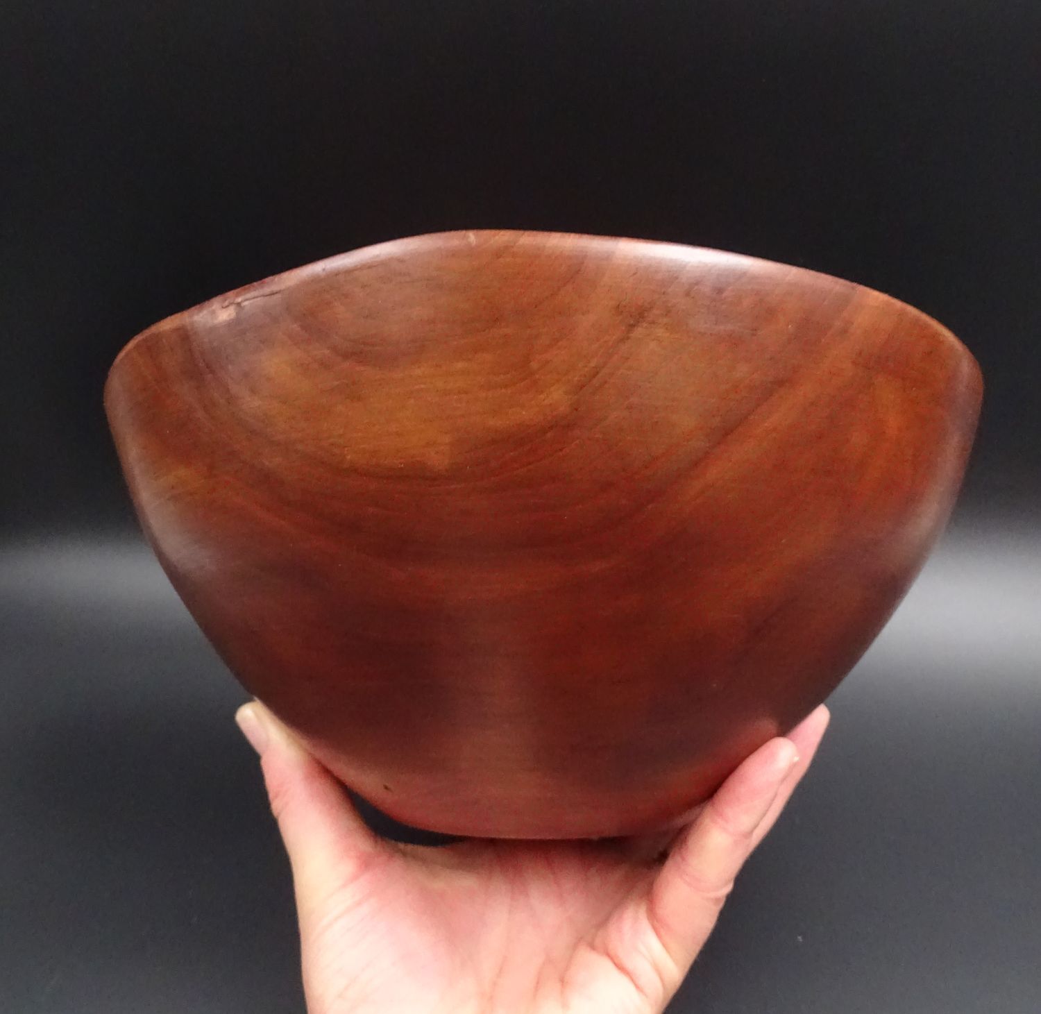 Coupe en bois objet déco et vintage des années 1970