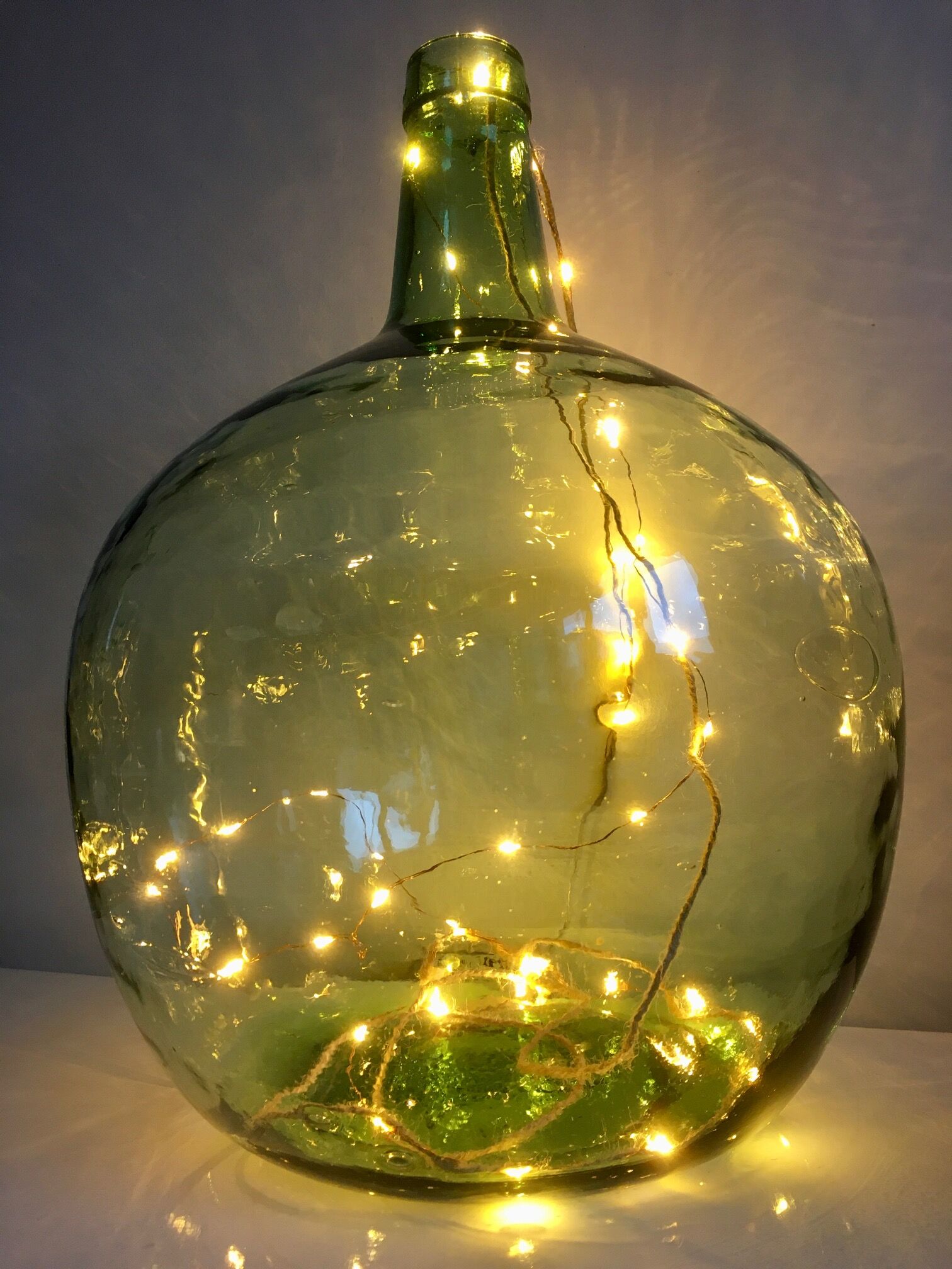 Dame-jeanne Viresa verte claire de 16L