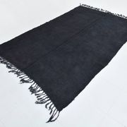 Vintage Dark Blue Turkish kilim Rug, 171x264Cm