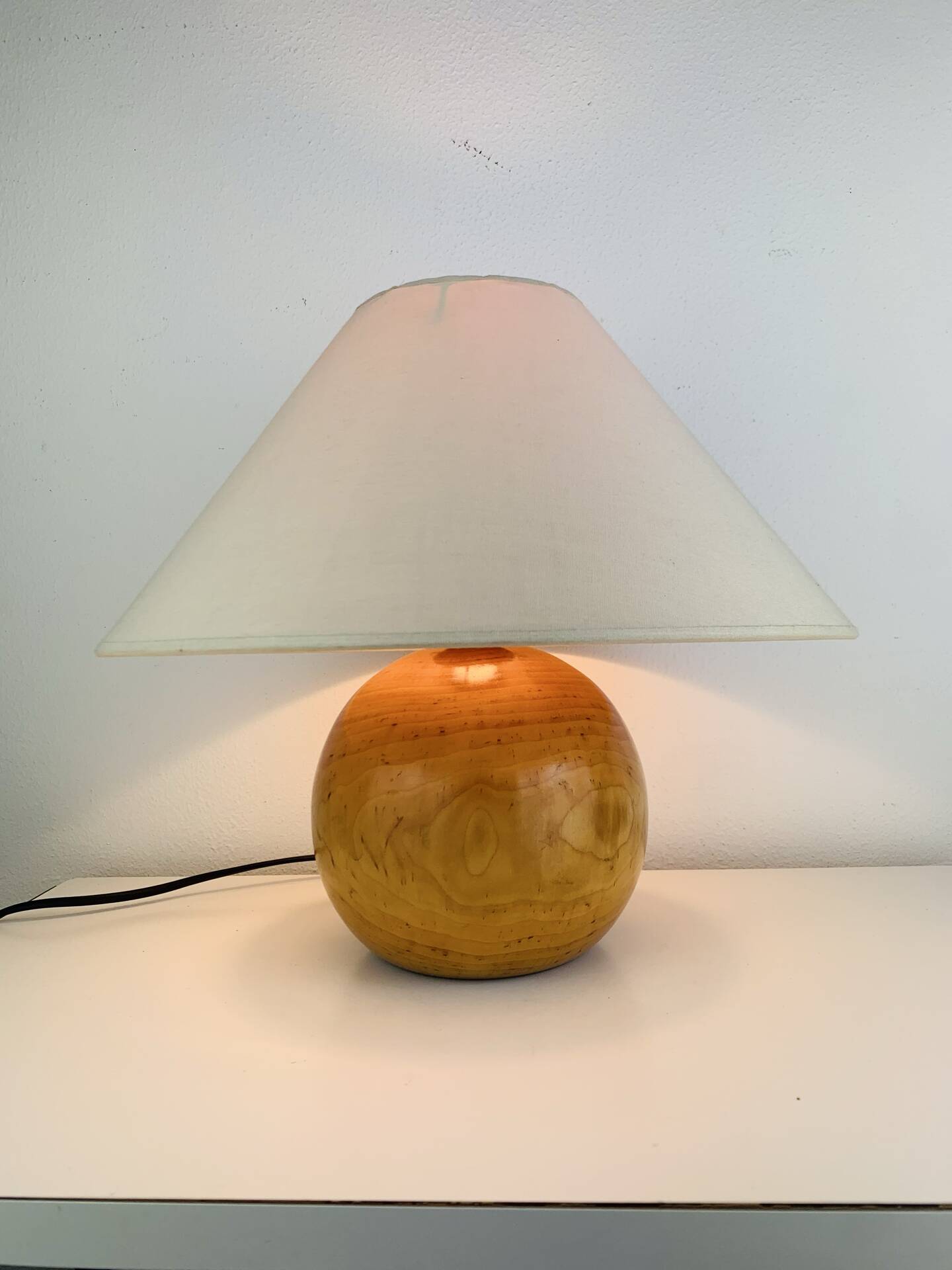 Wooden ball lamp SCE 1980s