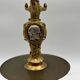 Pair of gilt bronze candlesticks by Cailleux - Barbedienne
