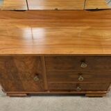 Walnut Veneer Hairdresser, Art Deco - 1930