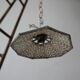 Antique Mirrored Glass Pendant Shade