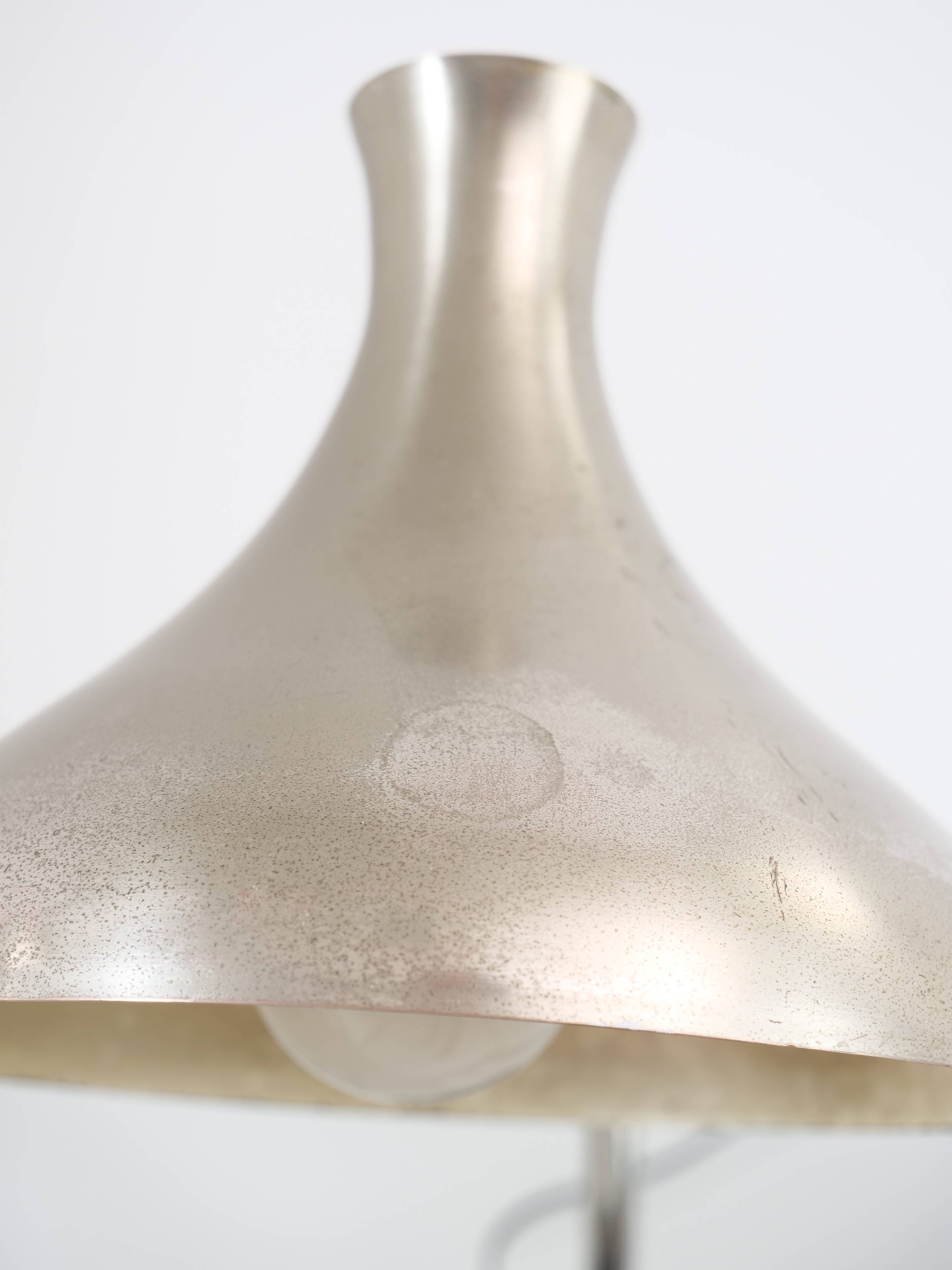 Vintage patinated diabolo lamp