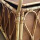 Vintage rattan storage bench for children, 1960s