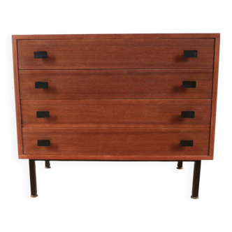 Commode scandinave vintage teck 1960