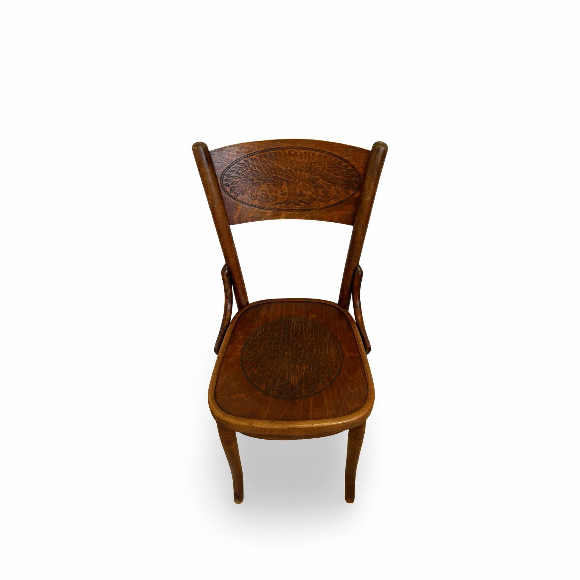 Set of six Authentic antique bentwood chairs, Antonio Volpe