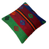 Vintage turkish Kilim cushion cover 40x40cm