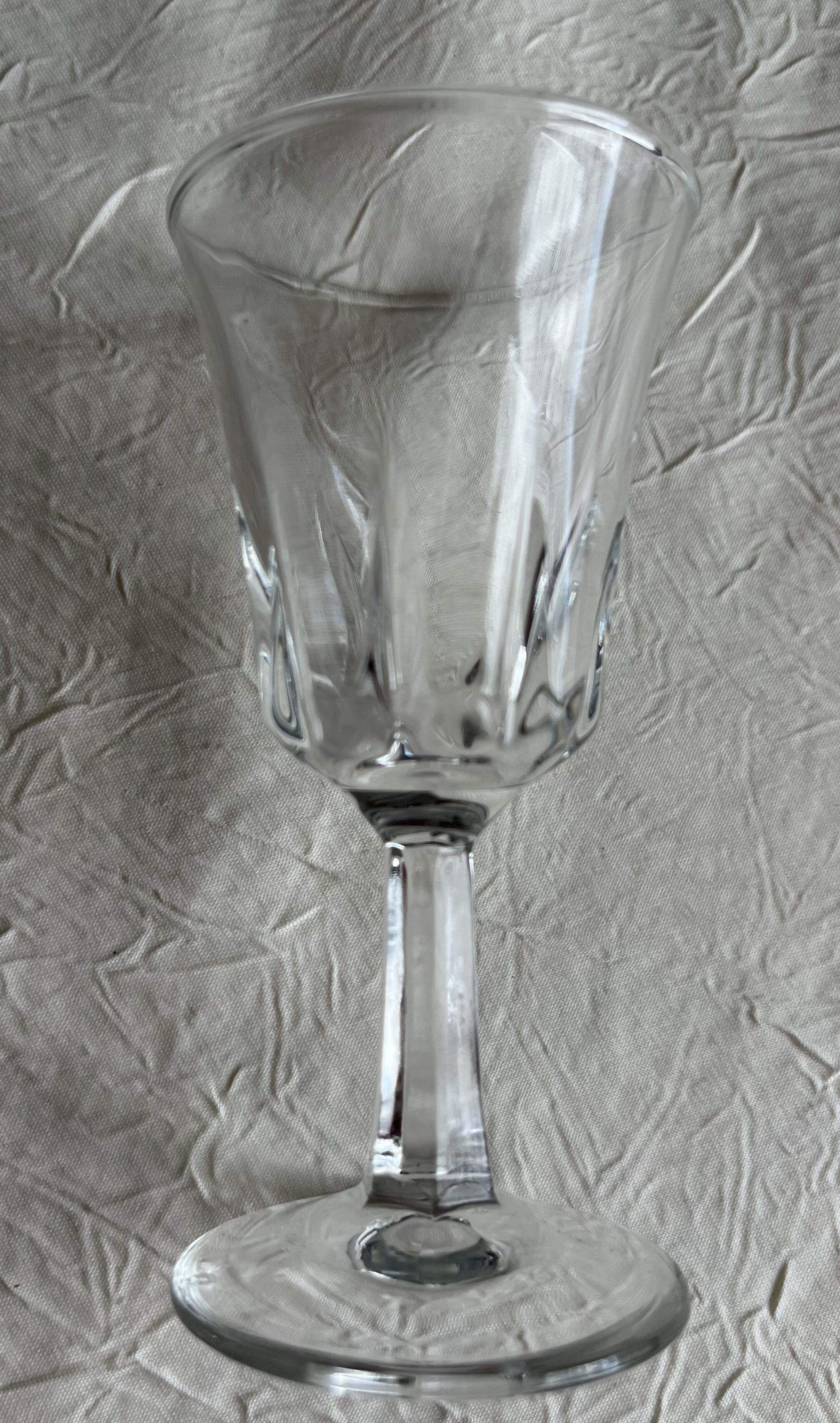 Set of six liquor glasses