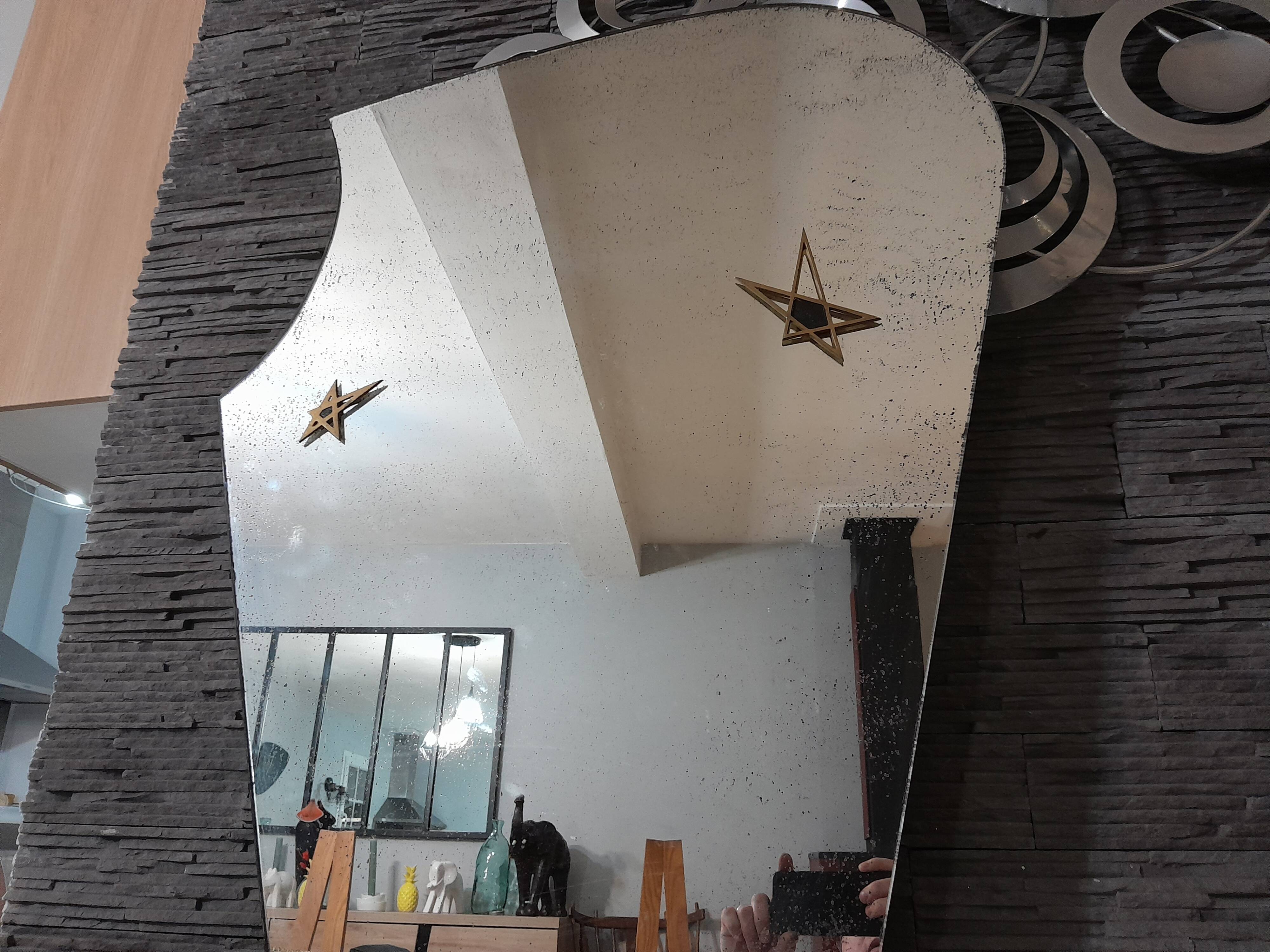 Vintage hairdresser's dressing table from the 50s rockabilly Formica barber