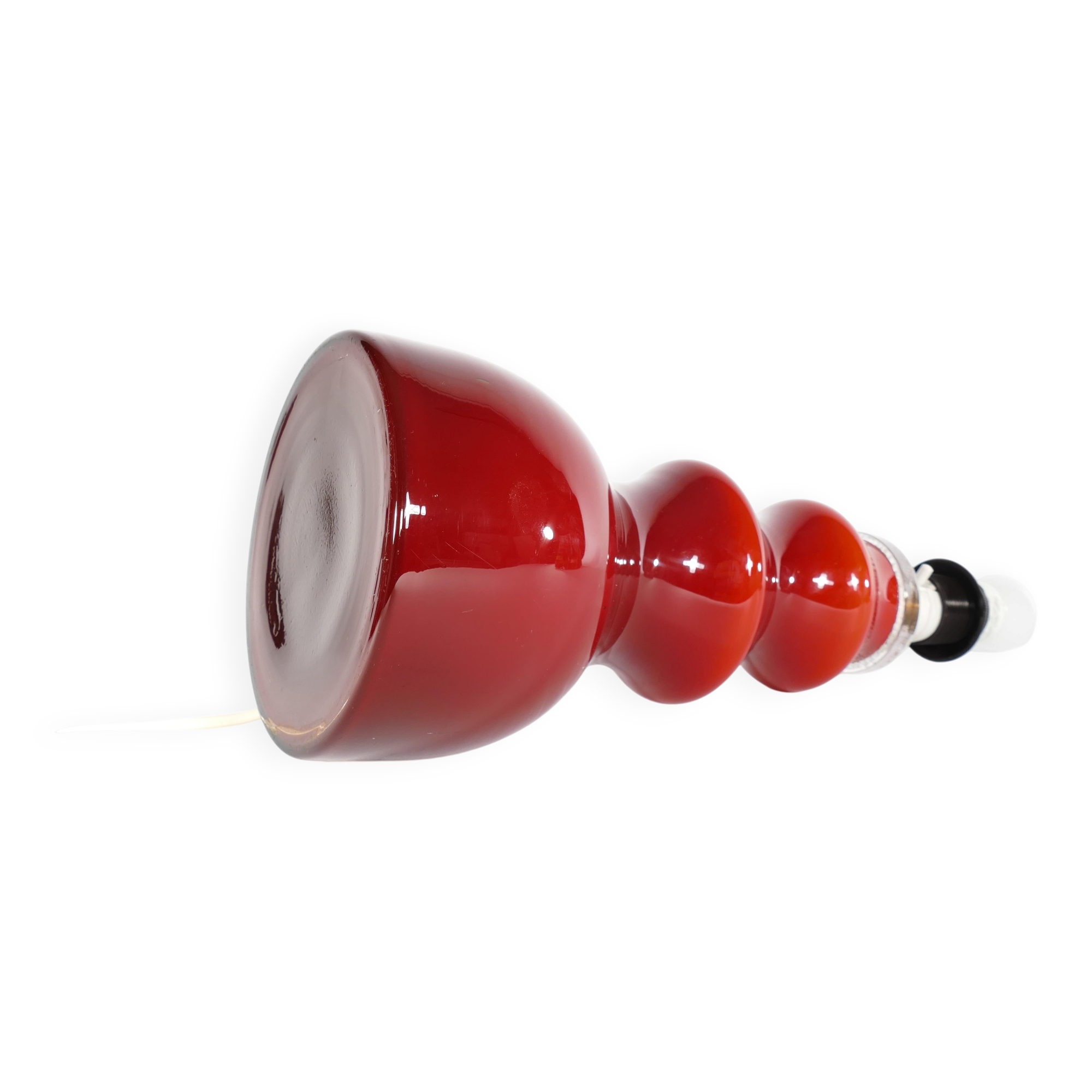 Scandinavian Modern Oxblood Red Table Lamp  by Gert Nyström for Hyllinge