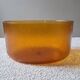 Vintage tempered glass salad bowl