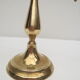 Pair of old brass candlesticks 3 branches