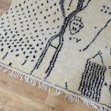 Tapis berbère abstrait 248 x 145 cm