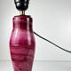 Marbled pink glass lamp base by René Courson (1980/90)