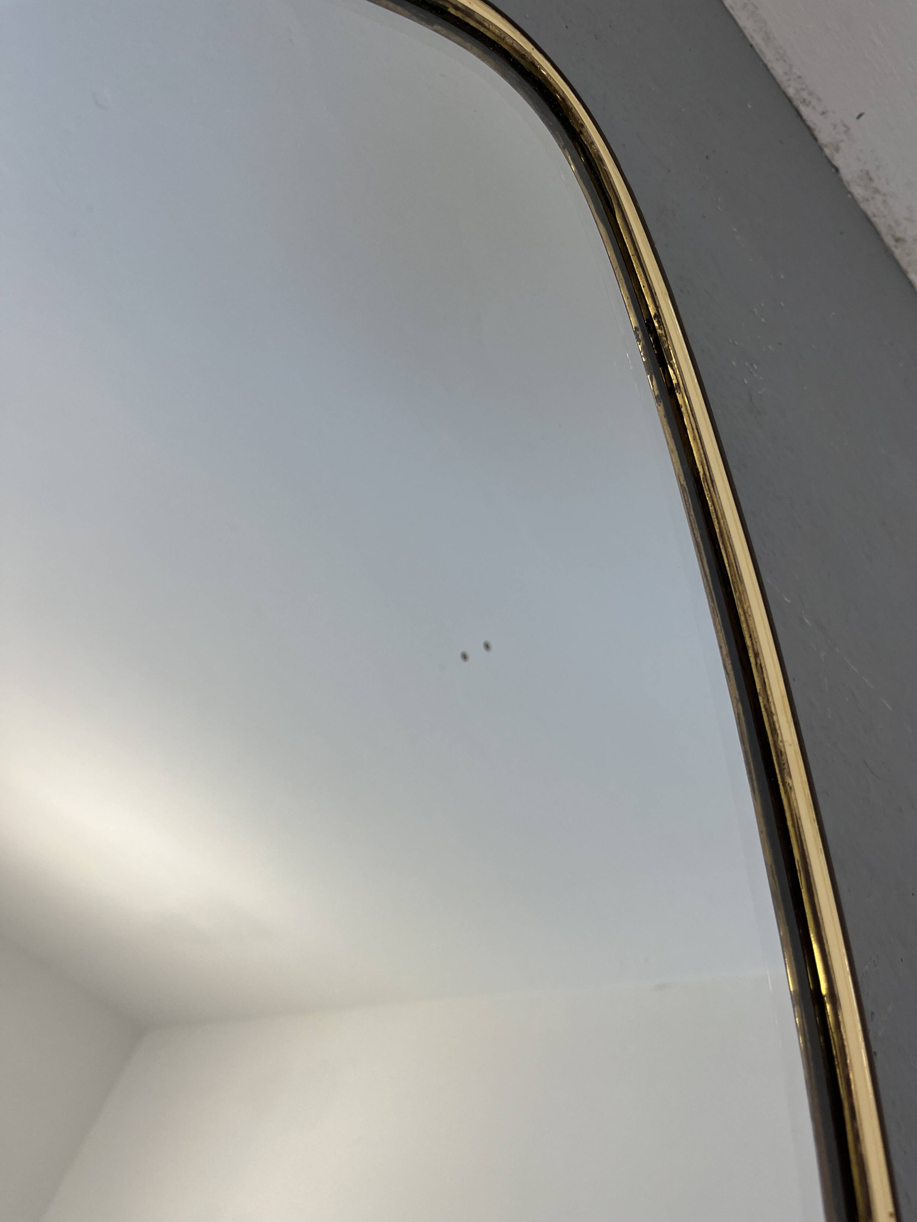 Mid-century gold mirror, 1960s