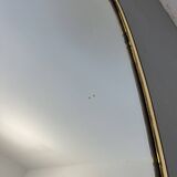 Miroir doré du milieu du siècle, années 1960, 50x29 cm