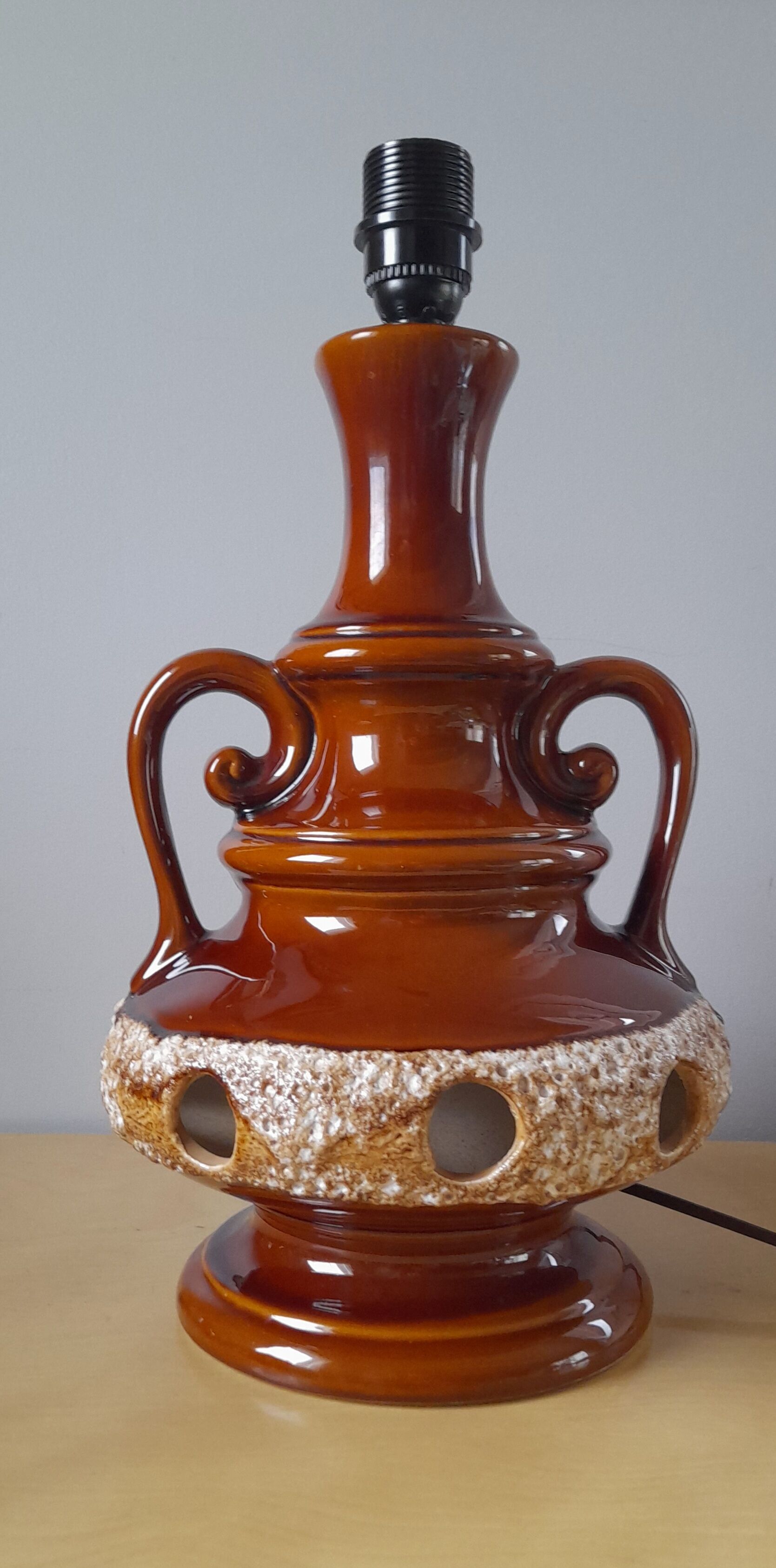 Ceramic lamp foot 1960