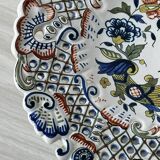 Openwork earthenware plate from Rouen