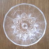 6 crystal wine glasses