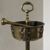 Bronze ashtray on foot