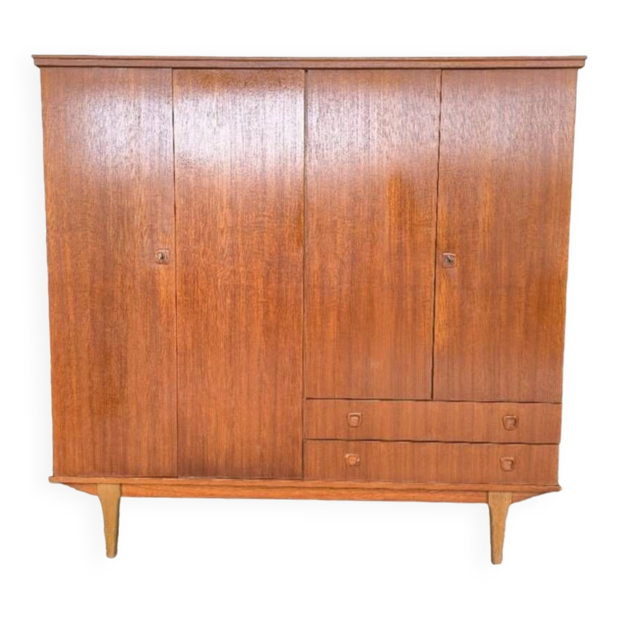 Vintage Scandinavian teak wardrobe
