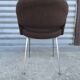 Fauteuil conférence en tweed 1970