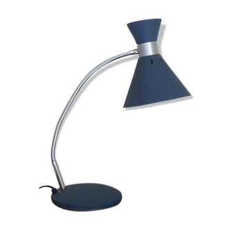 Diabolo vintage lamp Aluminor 1960/70 blue