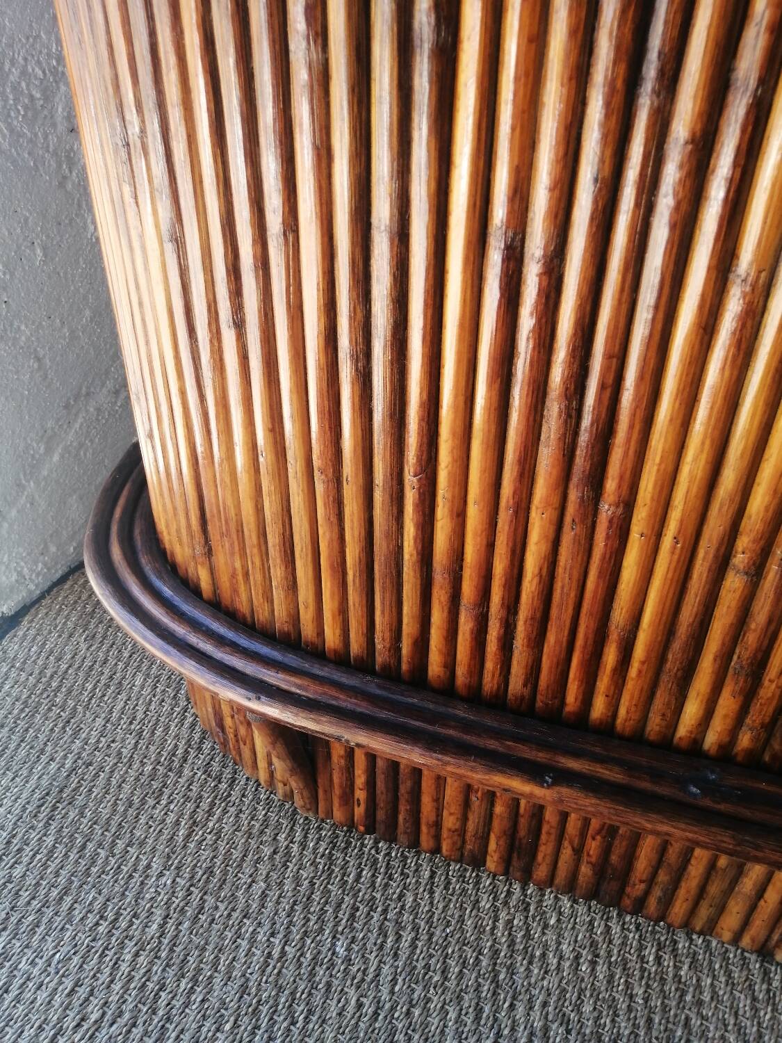 Bamboo and rattan tiki bar, 1940