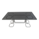 Giotto Stoppino Mid-Century Modern Italian Glass Smoked Top Dining Table,70