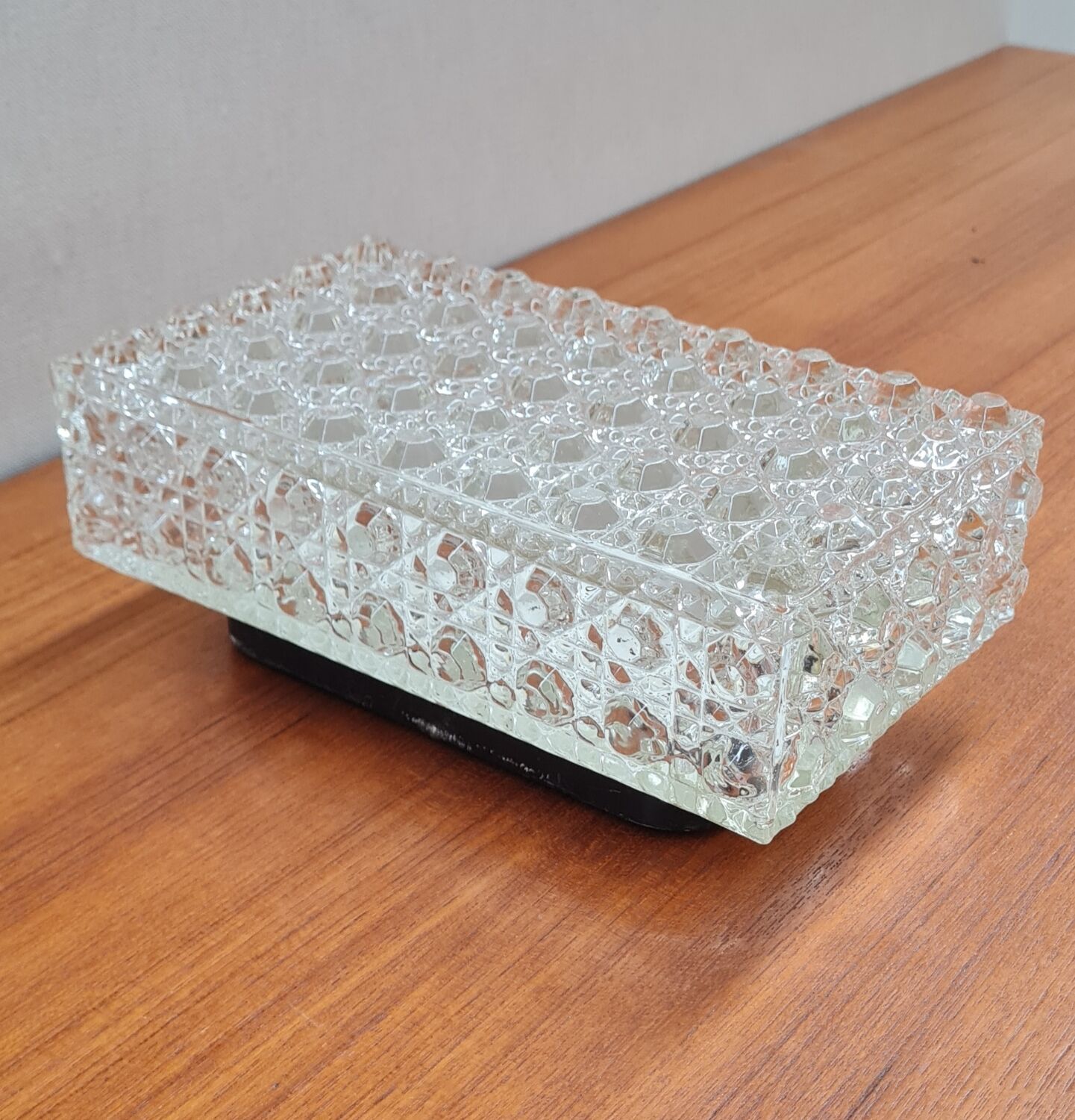 Chiseled glass ceiling light