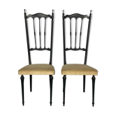 Deux chaises Chiavari des années 50