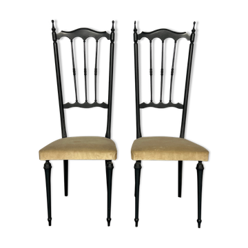 Deux chaises Chiavari des années 50