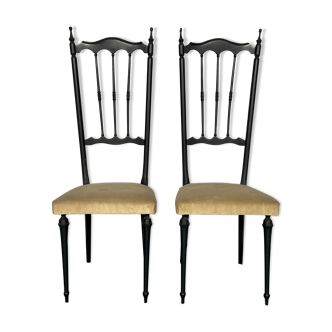 Deux chaises Chiavari des années 50