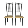 Italian Vintage set of two side Chiavari chairs from 50s