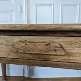 Farm table with turned legs