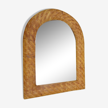 Rattan mirror 52 x 40 cm