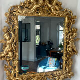 Mirror XVIIIth italian baroque 142x118cm