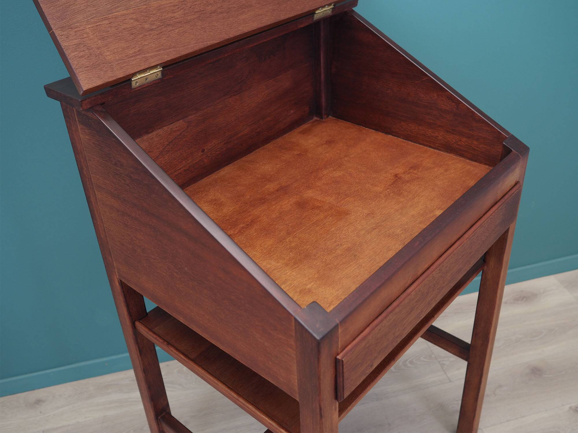 Mahogany secretary, Danish design, 1960s production: Denmark