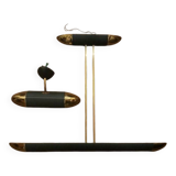 Two matching light fixtures - Pendant and wall lamp - Lucien Gau