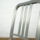 Set of 6 Emeco/Metwood navy blue aluminum chairs