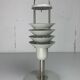 Pair danish scandinavian space age architectural table lamps