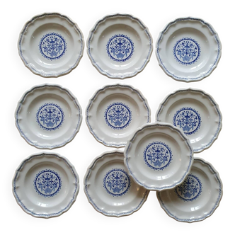 10 Gien deep plates