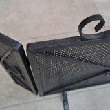 3-leaf iron fireplace screen