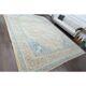 1960s Vintage Persian Handmade Wool Cotton Brown Area Rug 292x389