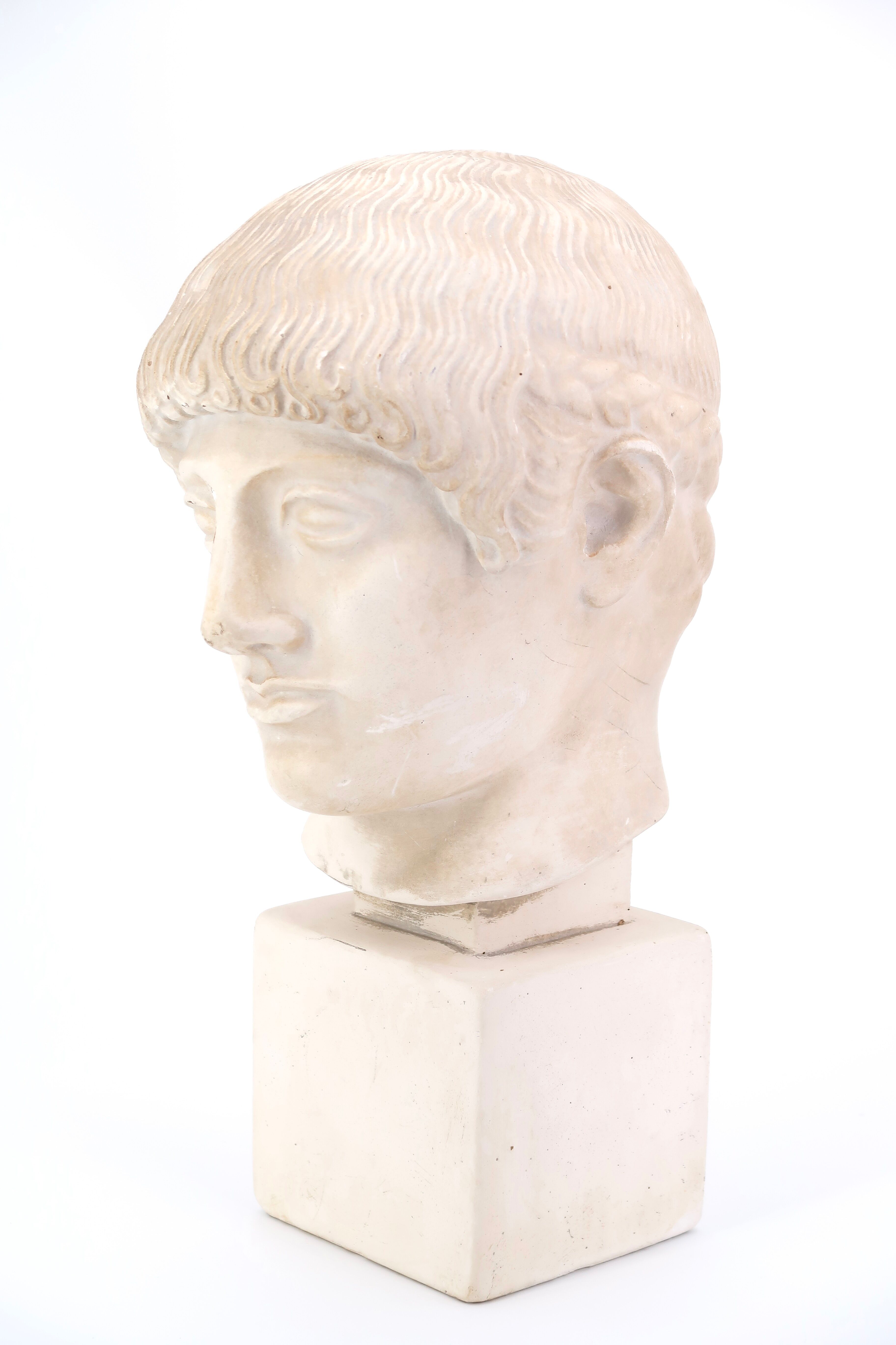 Plaster bust of a man of the blond Ephebe, 1970s