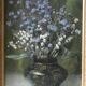 Painting bouquet of flowers signed Théodore Coquelin late 19th century