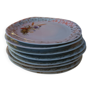 Lot de 8 assiettes à - dessert